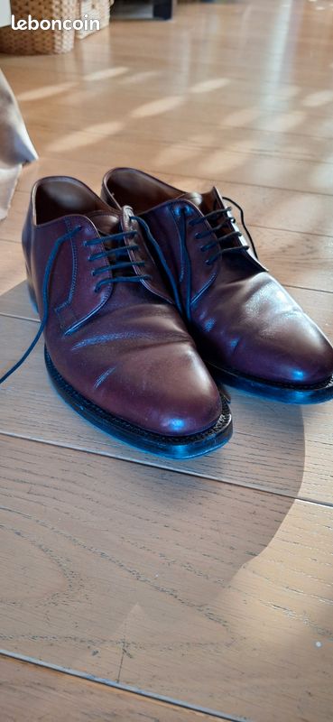 Finsbury Oxford burgundi bordeaux Chaussures
