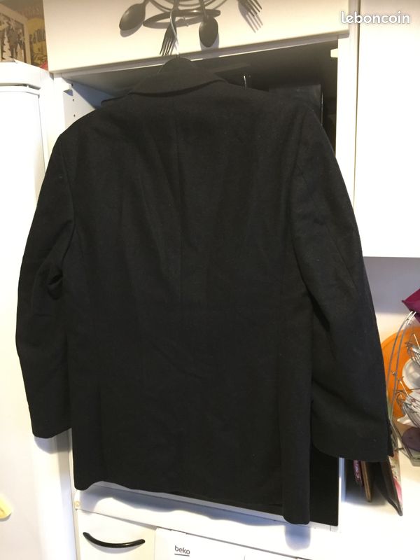 Veste noire woll and cashmere T 48 (image 2)