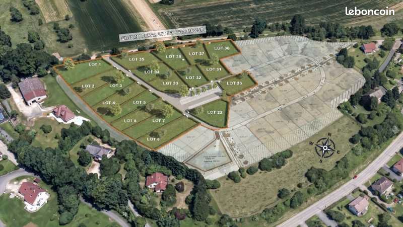 Terrain 650 m² Allenjoie · 67 900 €