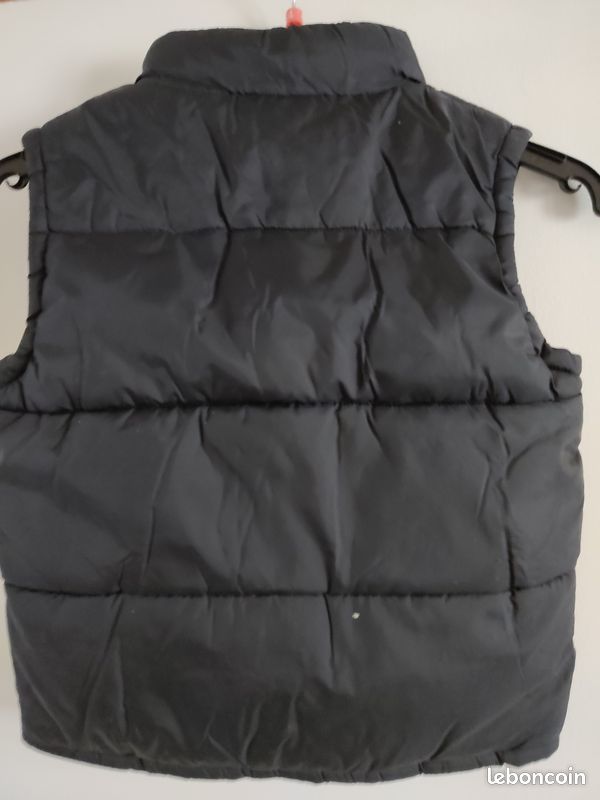 Veste, doudoune sans manche bleu - Taille 6 ans (image 2)
