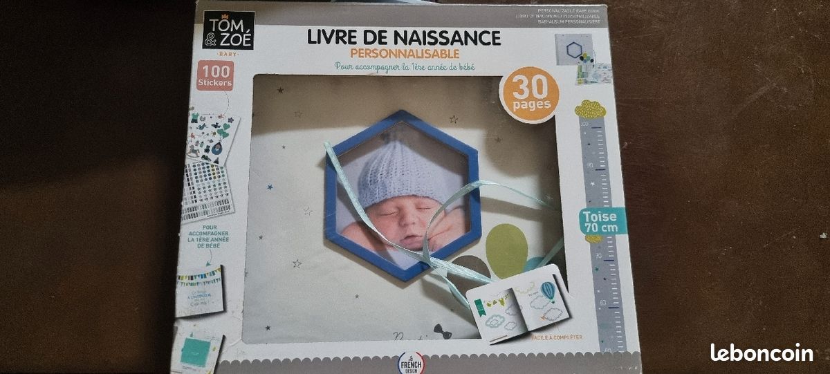 Livre de naissance et couverture (image 2)