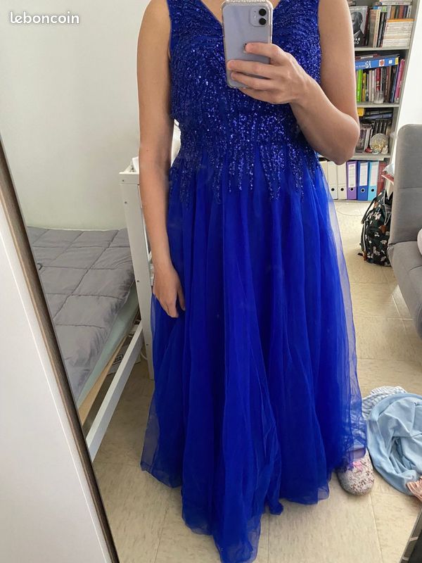 Formal Dresses Robe Ceremonie Femme Bleu Roi Cocktail Dress Robe