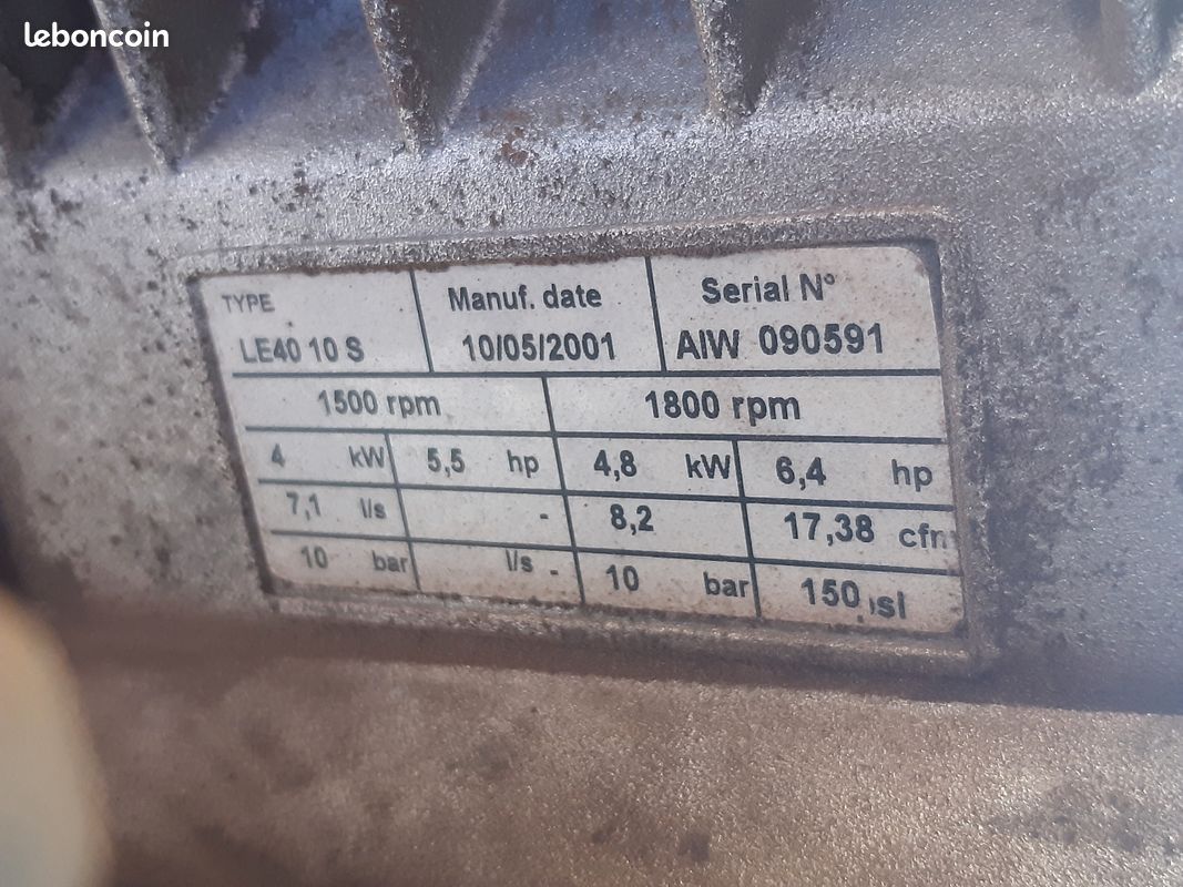 Compresseur Atlas Copco LE40 10S (image 2)