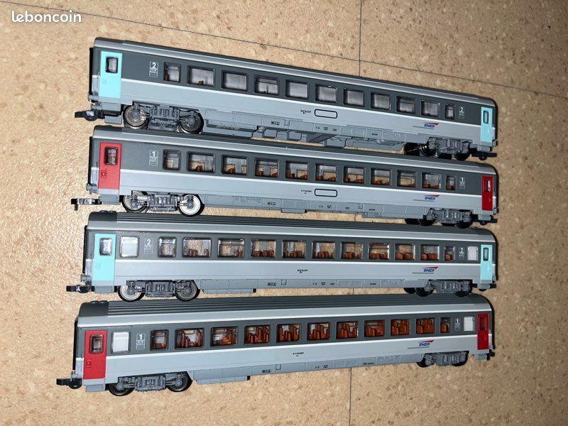 Lot de 3 voitures ''Media Luna'', RENFE
