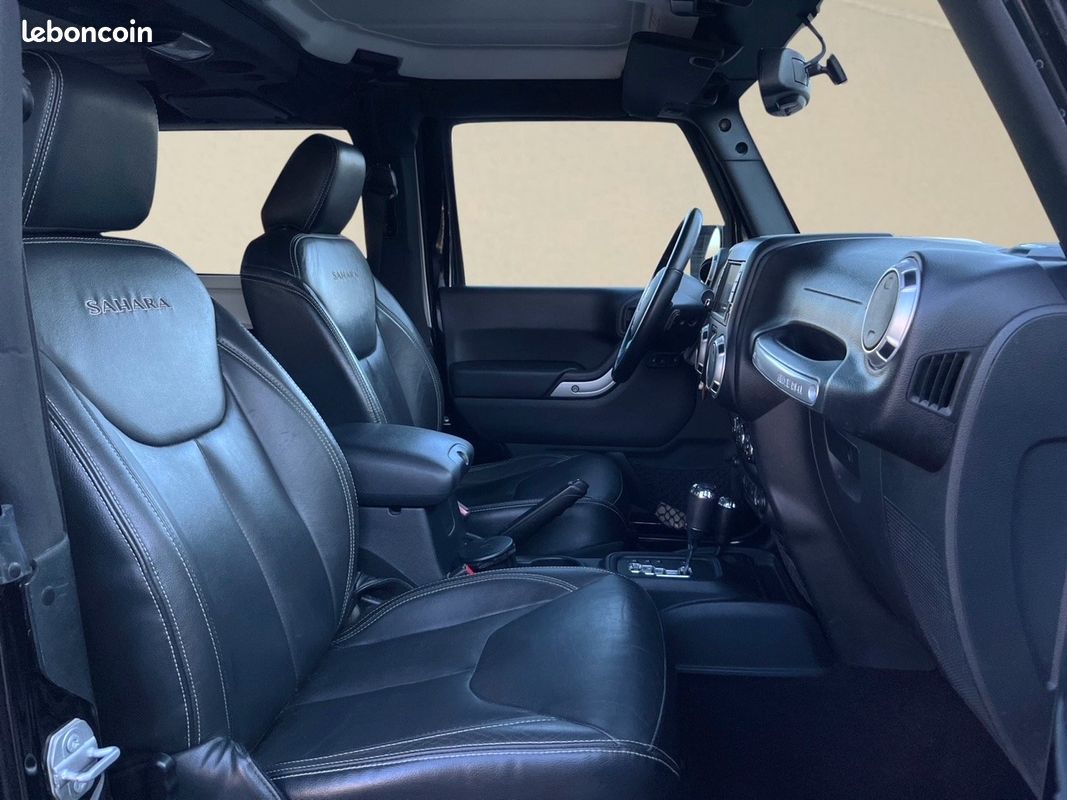 Jeep Wrangler Unlimited 2.8 CRD 200cv 4WD BVA Sahara Hard Top Régulateur Sièges Chauffants JA18 LIVRAISON POSSIBLE (image 3)