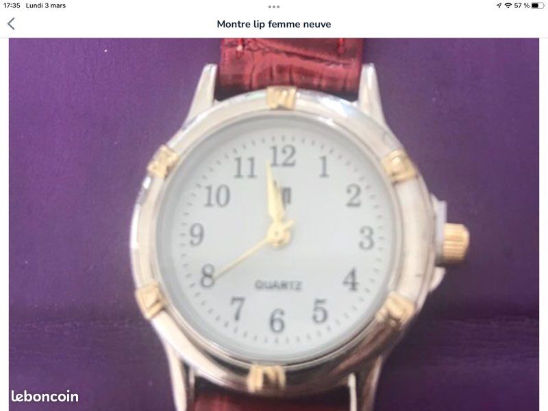 Montre lip femme neuve (image 2)