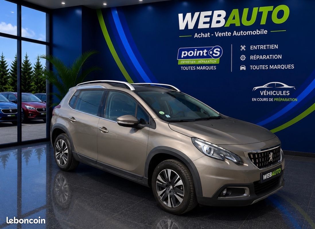 Peugeot 2008 1.6 HDI 100CV PACK ALLURE BOITE 6 AN:2017 VENDU 6990euros REVISE & GARANTIE (image 1)