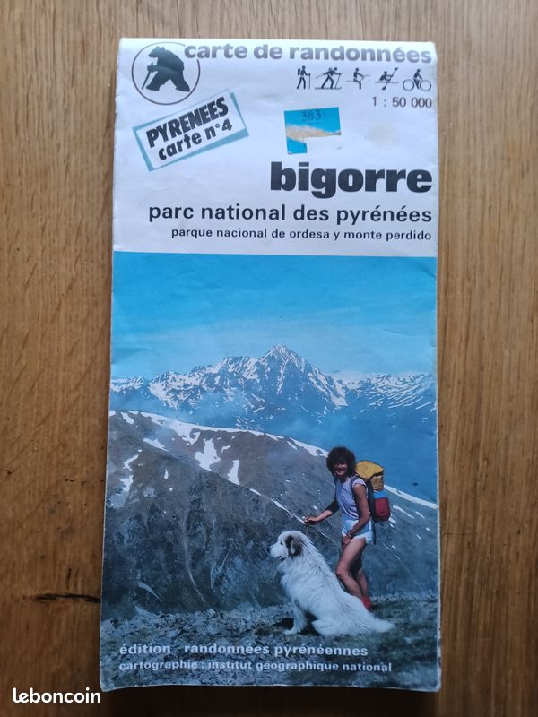 Carte Bigorre Parc National des Pyrénées (image 1)