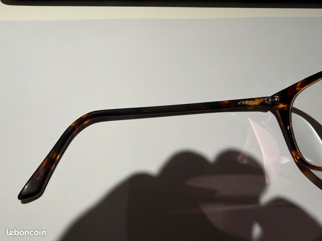 Véritables Monture lunettes Dior MONTAIGNE55 couleur écaille claire pour femme (image 5)