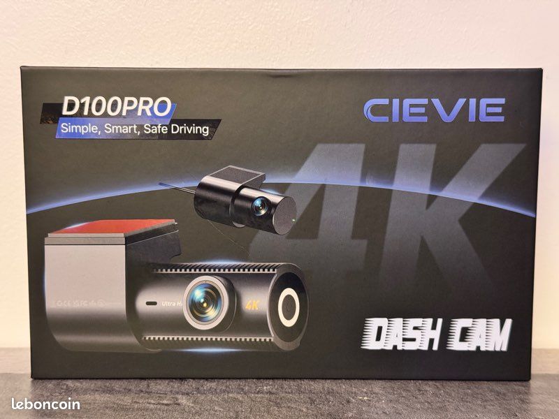 4K Dashcam Voiture Avant Arrière Avec GPS Et WiFi 5GHz