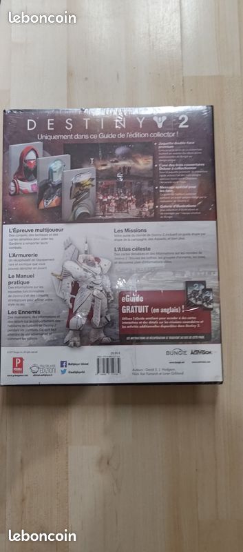Guide officiel Destiny 2 Edition Collector - NEUF sous blister - francais (image 2)