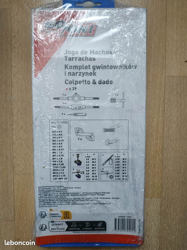 Kit taraud et filières (image 4)