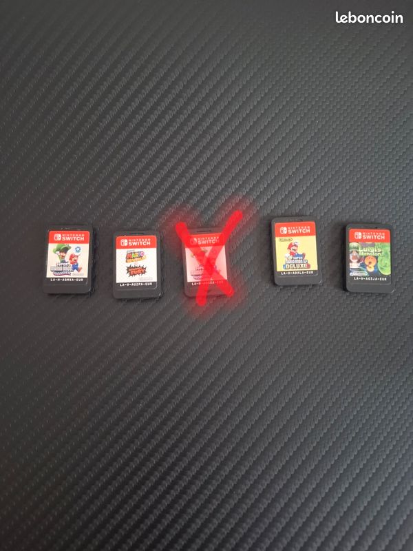 Jeux switch mario prix à l'unité ou lot (image 1)
