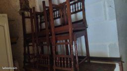 Lot 6 chaises anciennes (image 8)