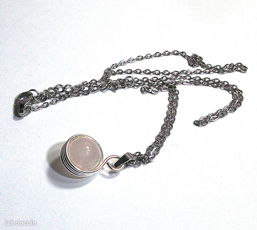 Collier pendentif quartz rose (image 4)