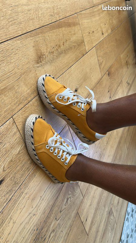 Chaussures Espadrille Jaune Femme Espadrilles Jaunes Femme On Sale