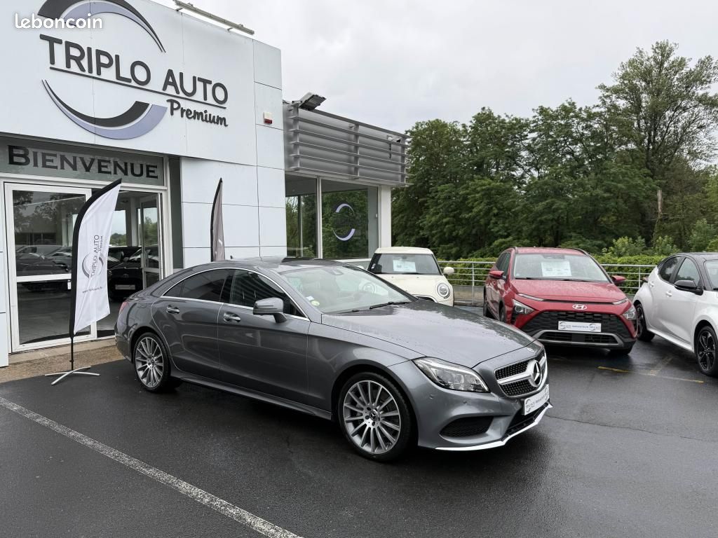 MERCEDES CLS 350 d - BVA 9G-Tronic Plus Sportline 4-Matic - BVA GPS + TOIT OUVRANT + CAMERA AR (image 1)