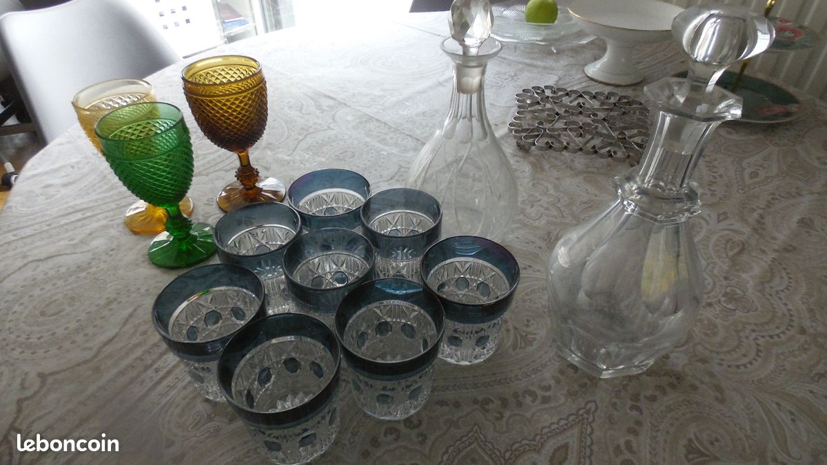 Verre cristal / table / pierre meteorite deco (image 2)