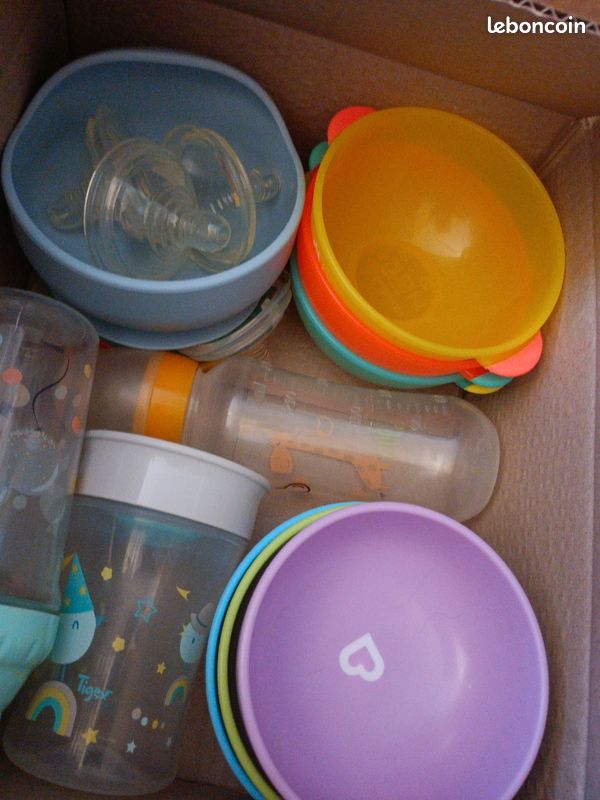 Vaisselle bebe pot verre bolle etc (image 4)