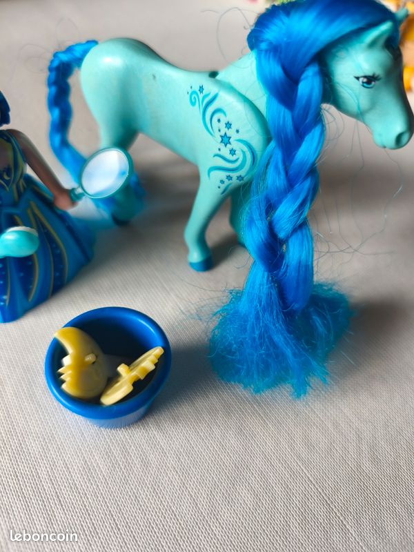 Playmobil princesse bleuet avec cheval à coiffer 6169 (image 3)