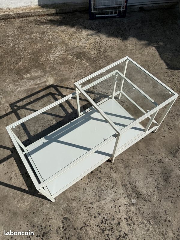 Table Gigognes blanches IKEA (image 2)