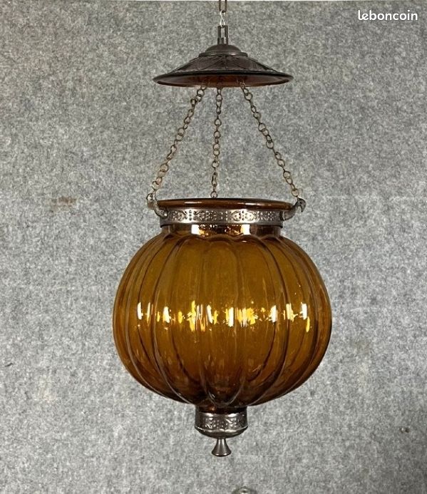 Lanterne orientale * 1950 * verre de murano (image 2)