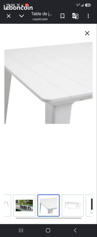 Table de jardin (image 8)