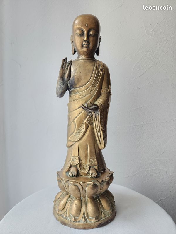 Bouddha népalais en bronze (image 10)