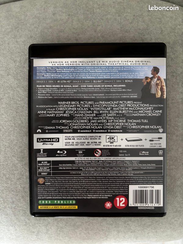 Blu-ray INTERSTELLAR 4K ULTRA HD + Blu-ray (image 2)