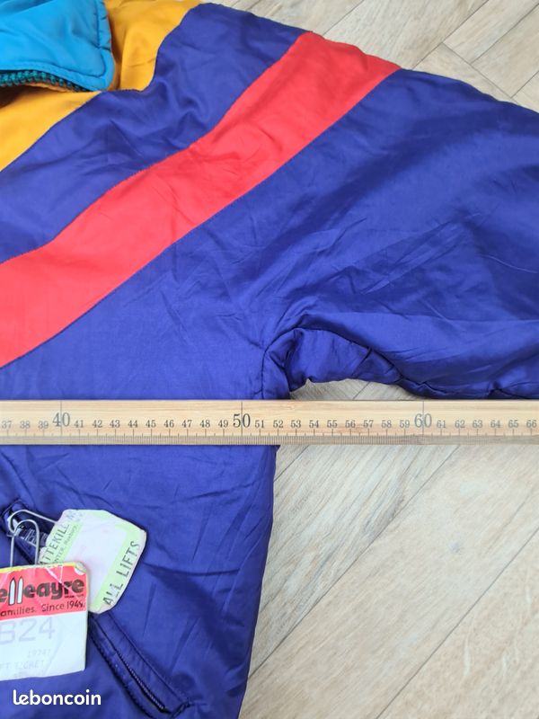 Veste de ski avec pare-neige - marron clair