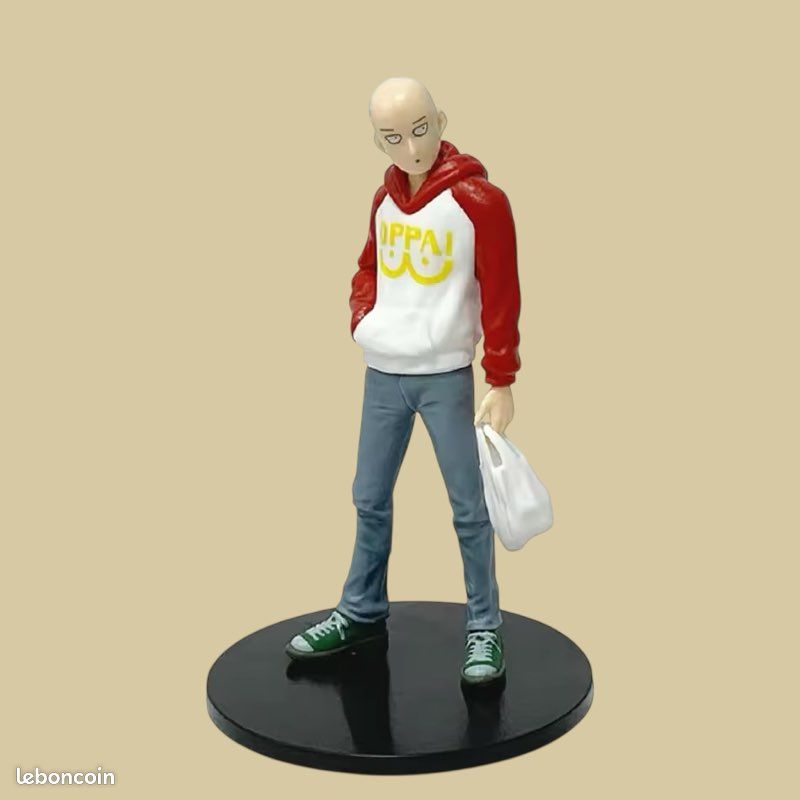 Figurine Saitama (One Punch Man) - 15cm, Articulée En PVC - Édition 2023