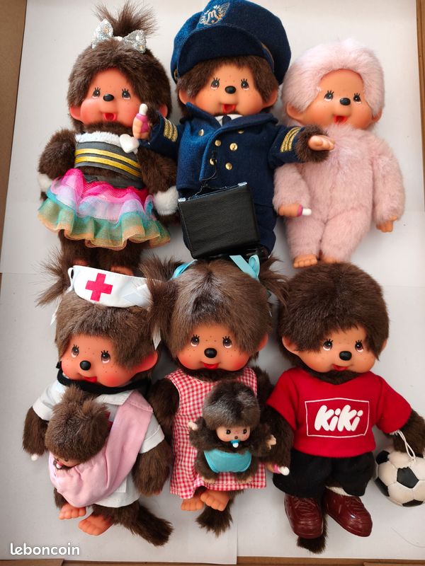 Vintage Sekiguchi MONCHHICHI A Gift From Angel | Soft Plush Toy Brown | eBay