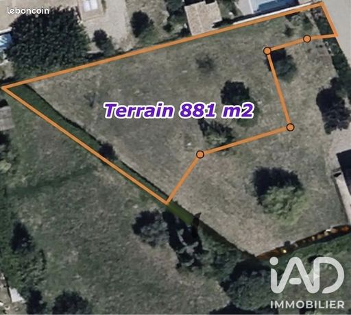 Terrain 881 m² Alba-la-Romaine