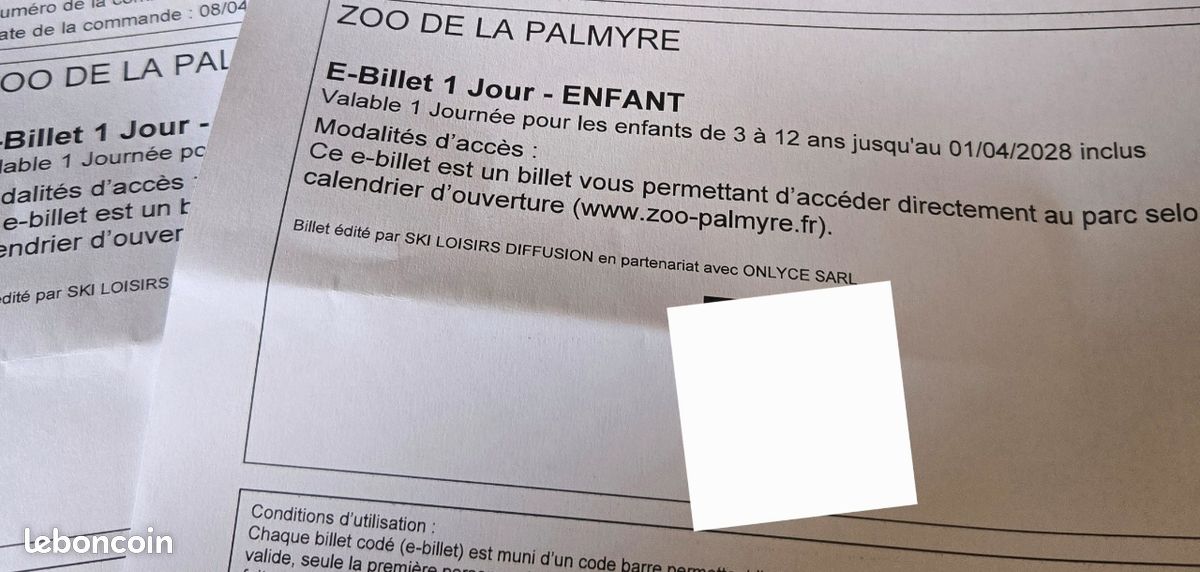 Entrées ZOO La Palmyre (image 1)