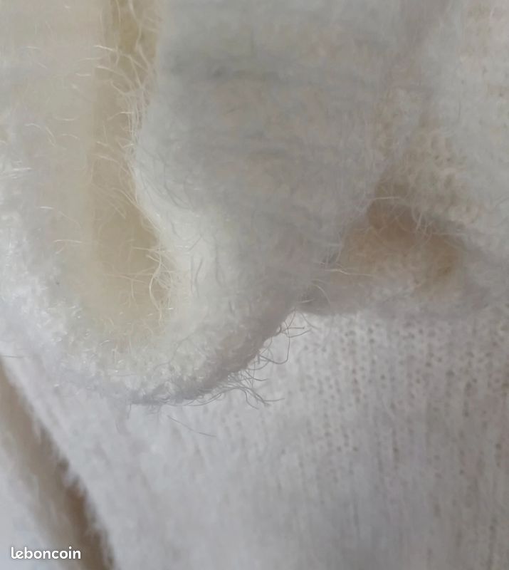 Pull en poil doux+snood amovible assorti T.XS (image 4)