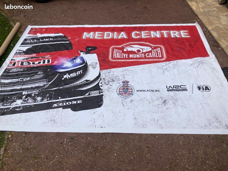 Affiche pvc rallye Monte Carlo 2019 (image 1)