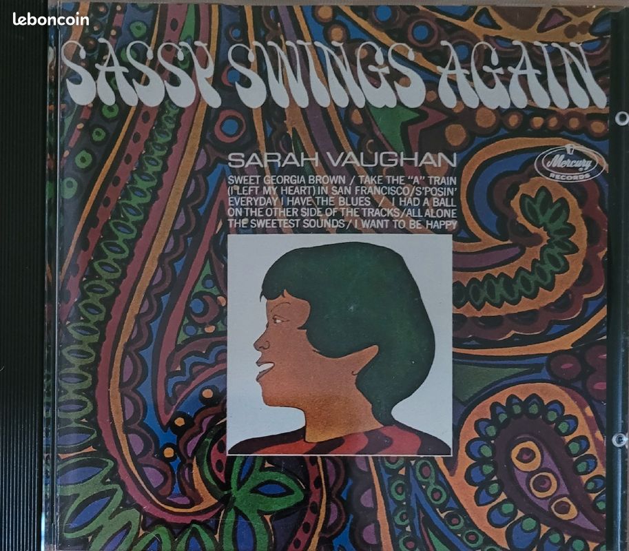 Sarah Vaughan CD Swings Again (image 1)