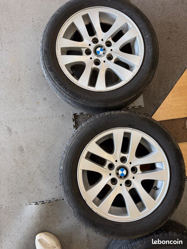 4x Jantes alu pour bmw série 3 e90 monté 205/55R16 (image 3)