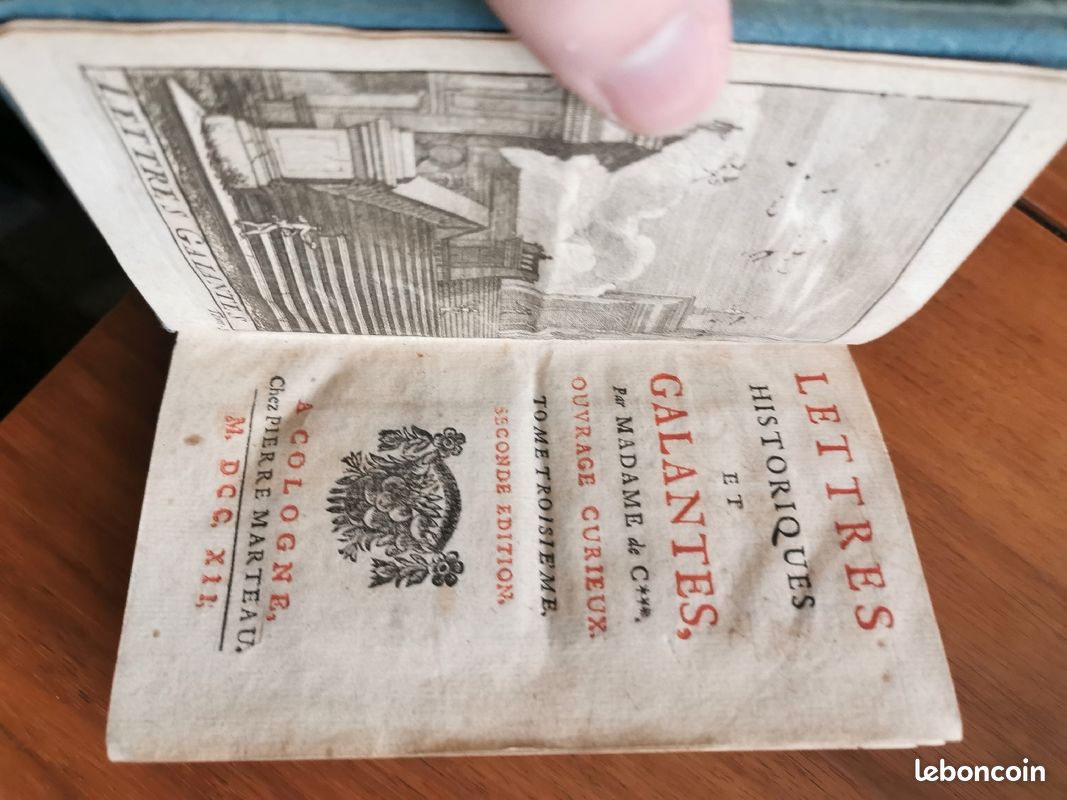 Rares éditions des Lettres historiques et galantes 1713/1733 - Voltaire (image 1)
