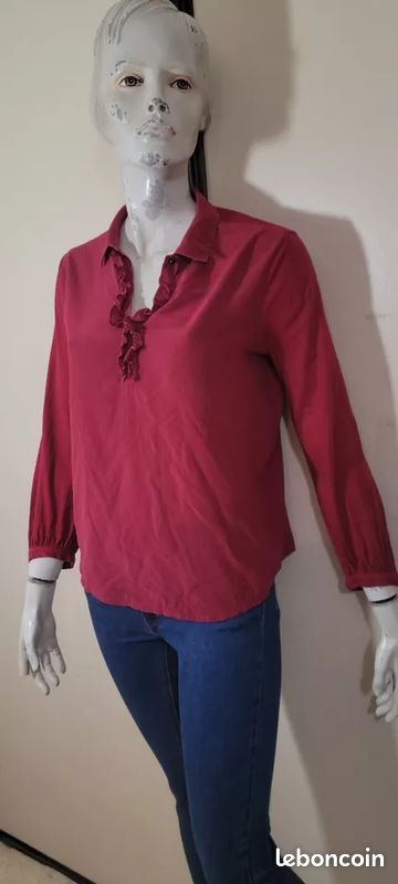 Haut Femme Gérard Darel Taille 38 Marron - Chemisier Occasion Excellent état