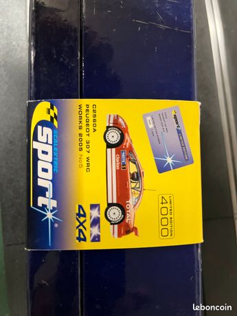 Scalextric Peugeot 307 WRC - Slot Racing 1/32 Voiture de circuit routier - Jeux & Jouets