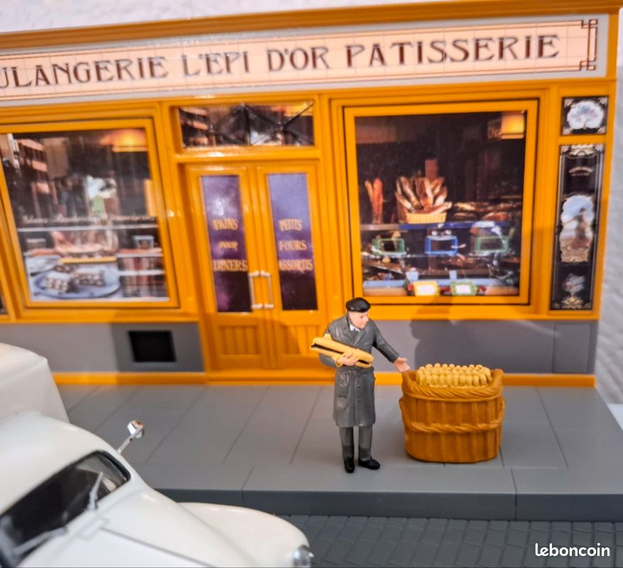 01 - PEUGEOT 203 Fourgonnette Tôlée et la Boulangerie (1949