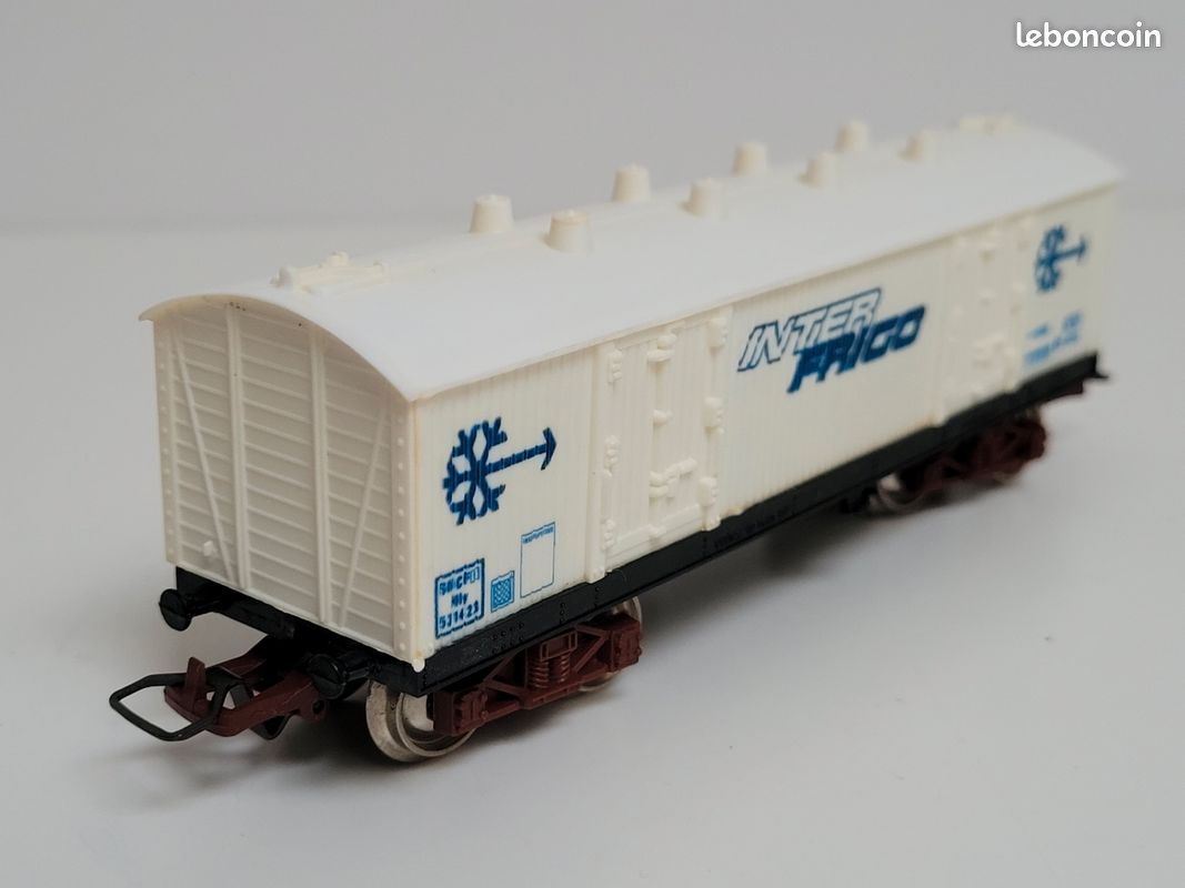 Train wagon N° 6563 Wagon frigorifique à bogies TP INTER FRIGO Jouef Ho (image 7)