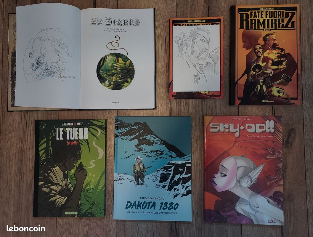 Prix indiqués, lot diverses BD (EO, intégrales, séries, dédicaces etc...) (image 3)