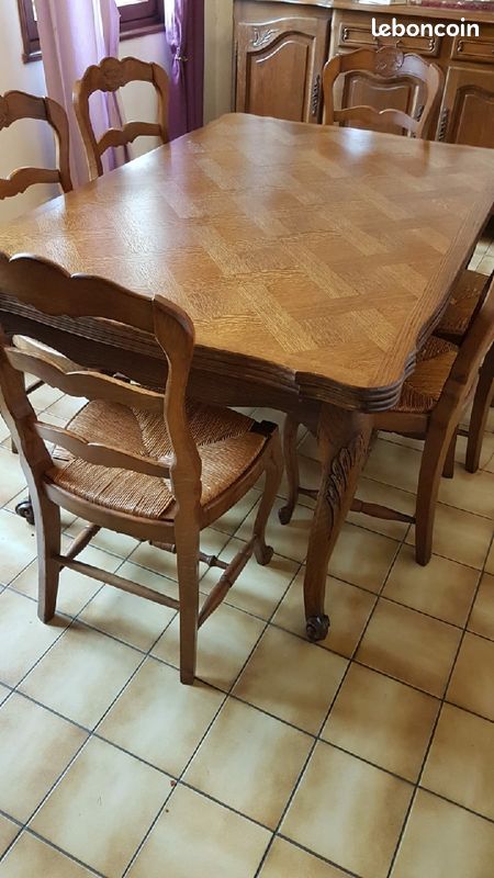 Vends table et ses 6 chaises (image 2)