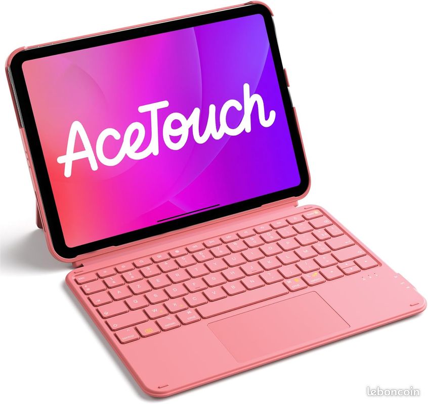 Coque Clavier Pour Ipad 10.2 9Ème-8Ème-7Ème Génération 2021-2020-2019, Ipad Air 3-Ipad Pro 10.5