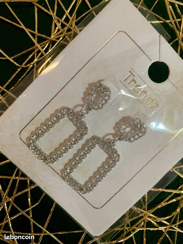 Boucles d’oreilles pendantes neuves (image 1)