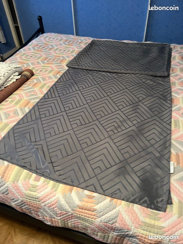 6 rideaux gris (image 7)