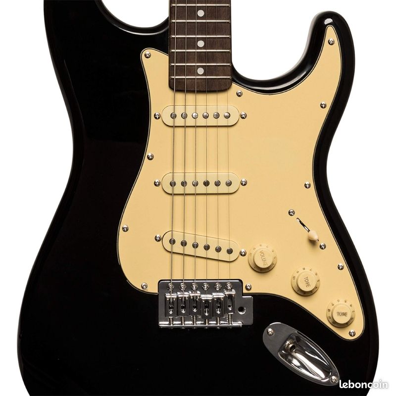 Guitare electrique noir stagg - ses30bk (image 2)