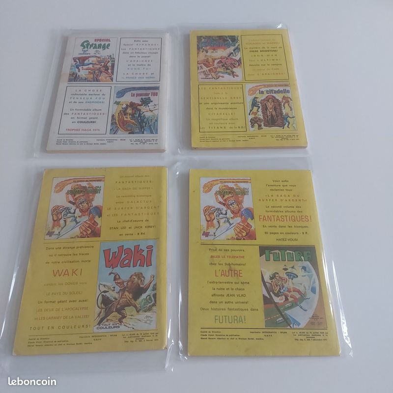 Lot de 4 Strange ou vente à l'unité (n° 48,50,64 et 67) (image 6)